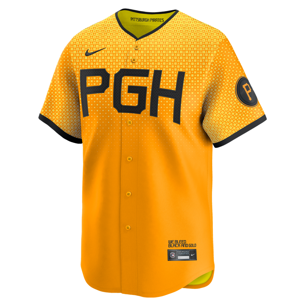 Pittsburgh Pirates Oneil Cruz | Nike Gold City Connect Limited Jersey
