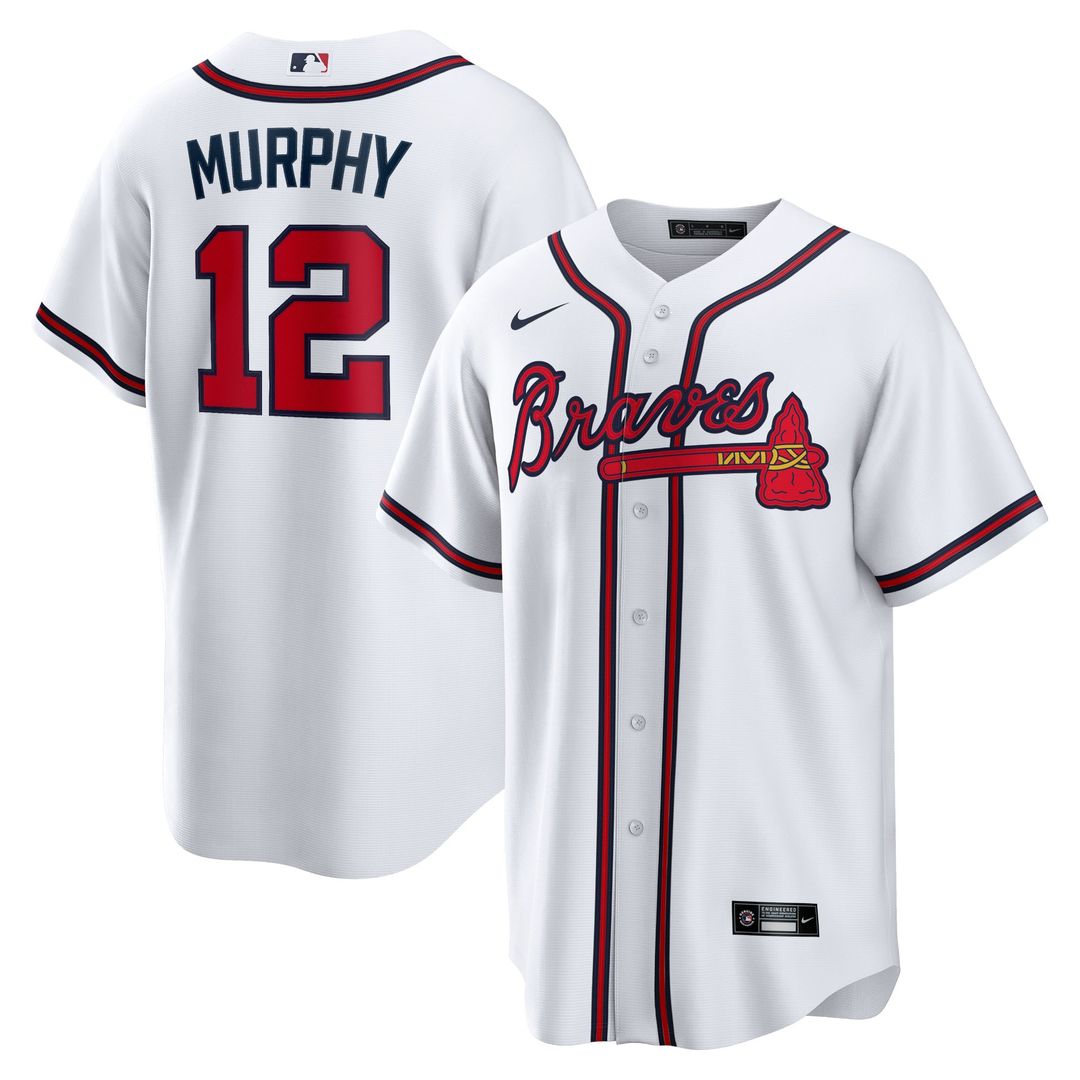 Atlanta Braves Sean Murphy | Nike White Replica Player Jersey