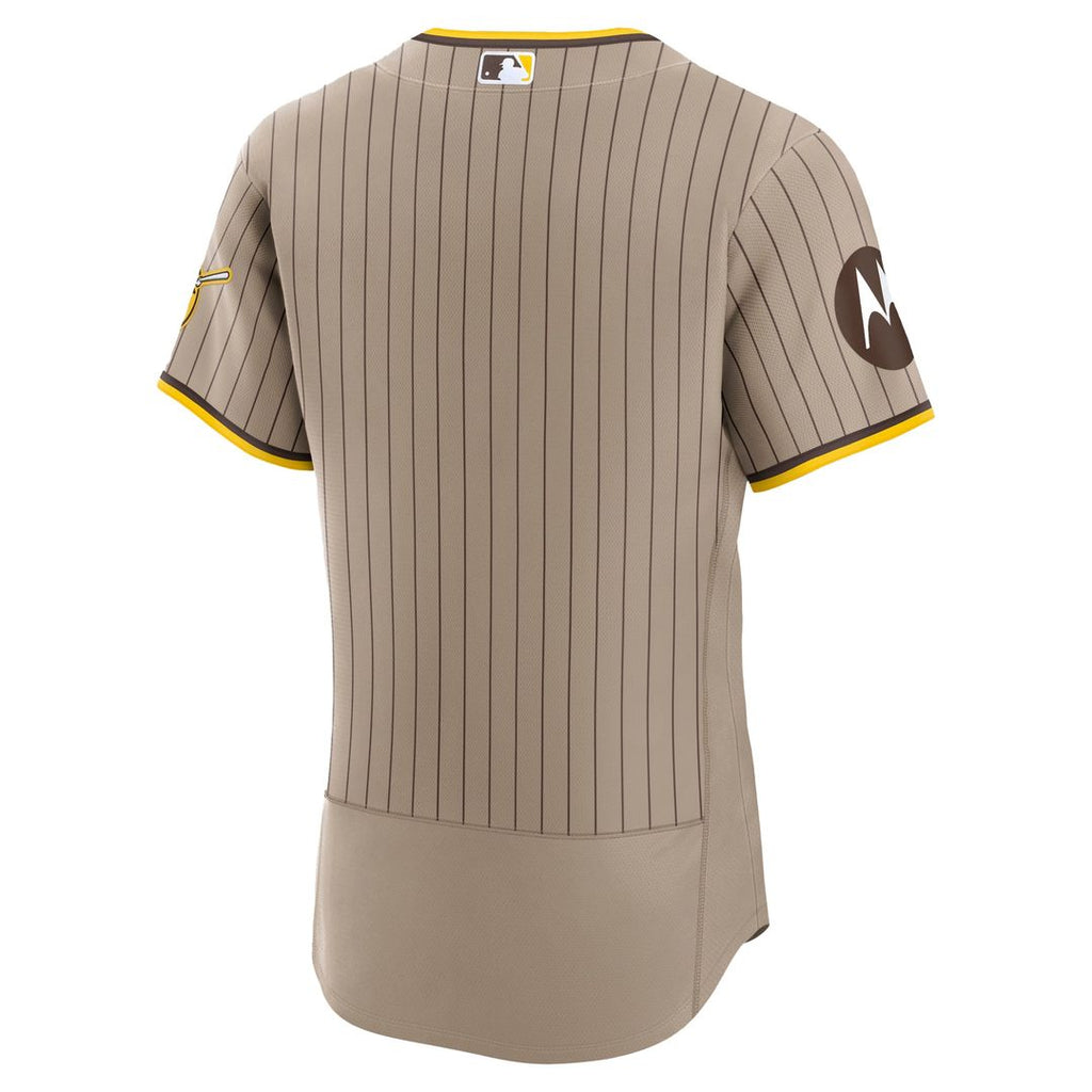San Diego Padres | Nike Brown Road Sponsor Patch Authentic Jersey