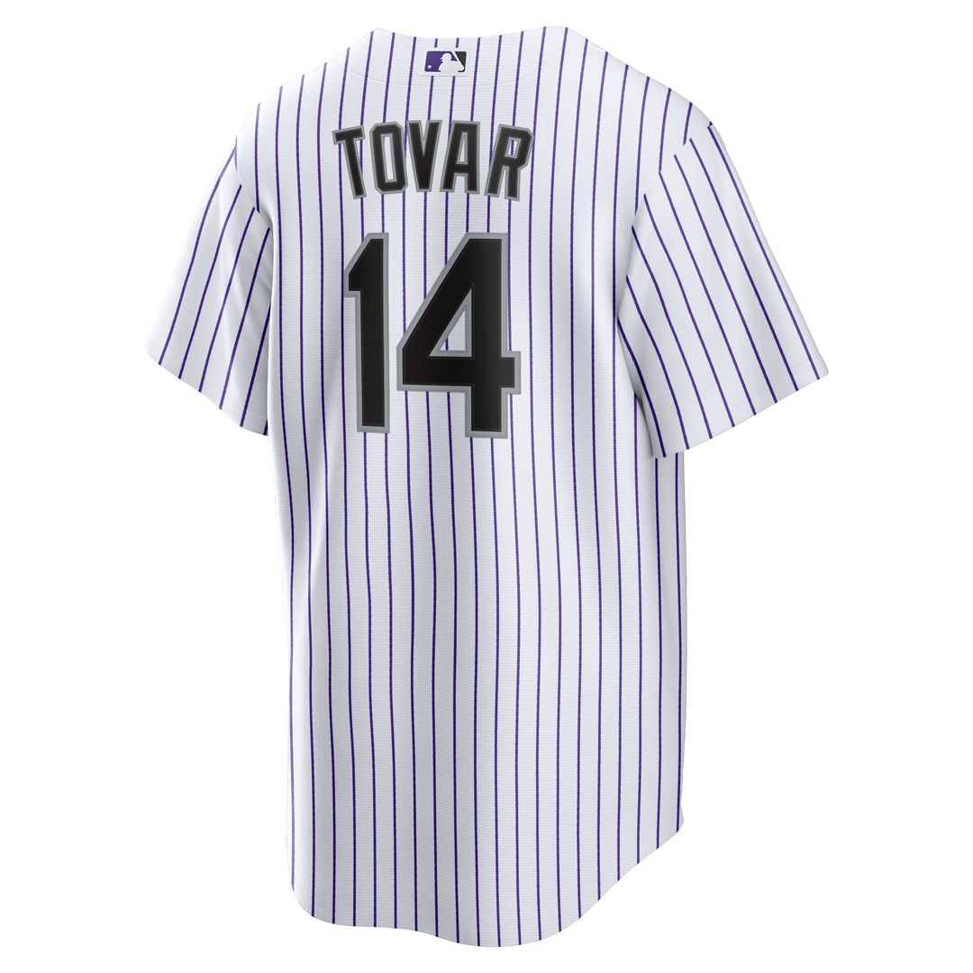 Colorado Rockies Ezequiel Tovar | Nike White Home Replica Jersey