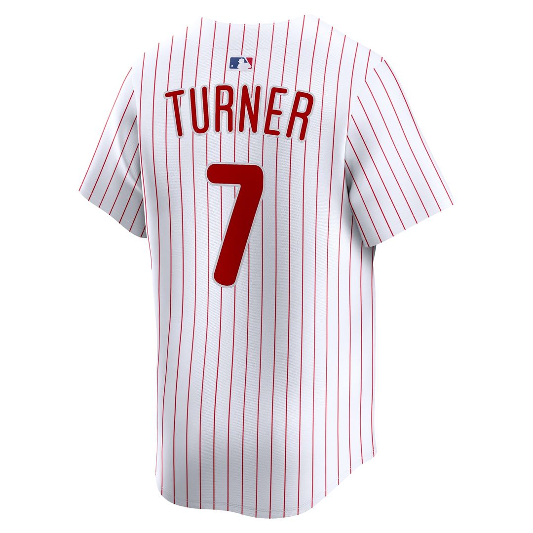 Philadelphia Phillies Trea Turner | Nike White Home Limited Player Jersey