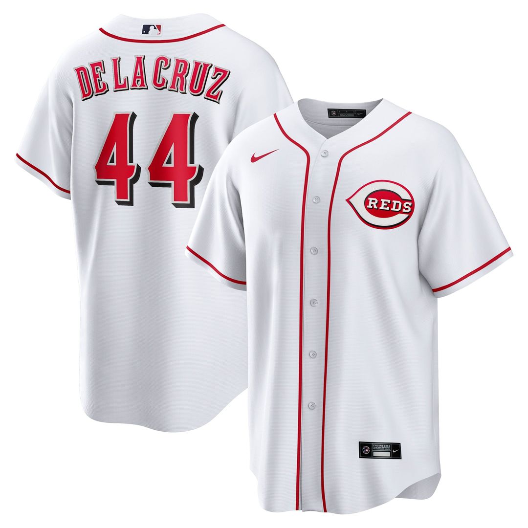 Cincinnati Reds Elly De La Cruz | Nike White Home Replica Jersey