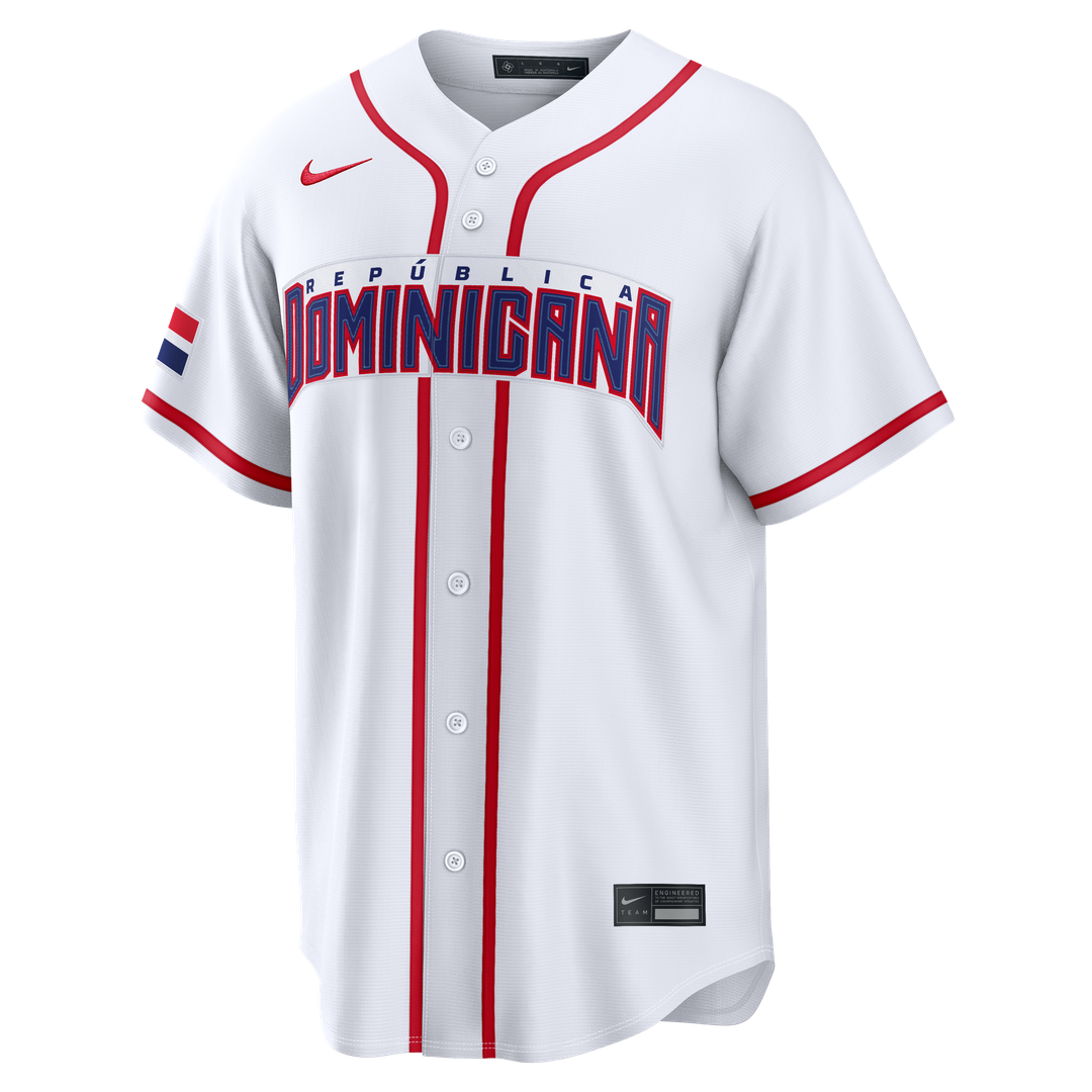Dominican Republic Baseball | Nike White 2026 World Baseball Classic Home Stadium Jersey