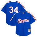 Texas Rangers Nolan Ryan | Mitchell & Ness Royal Big & Tall Cooperstown Mesh Batting Practice Jersey