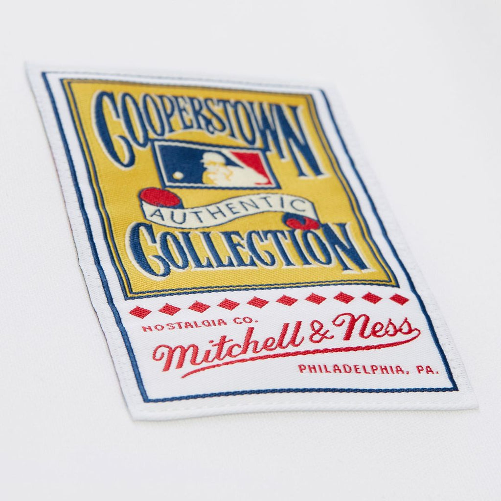 Atlanta Braves Deion Sanders | Mitchell & Ness White Cooperstown Collection 1992 Authentic Jersey