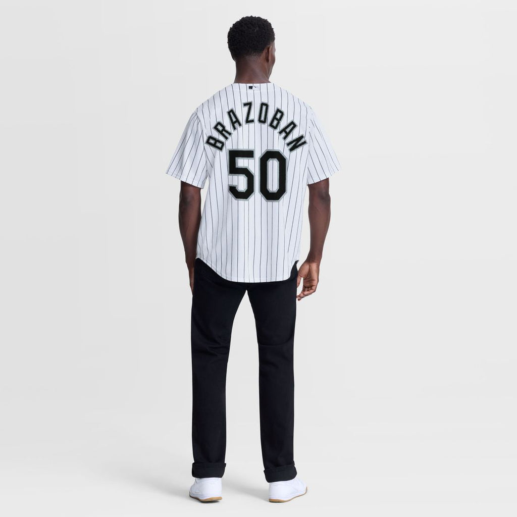 Chicago White Sox Huascar Brazoban | Nike White Home Replica Jersey