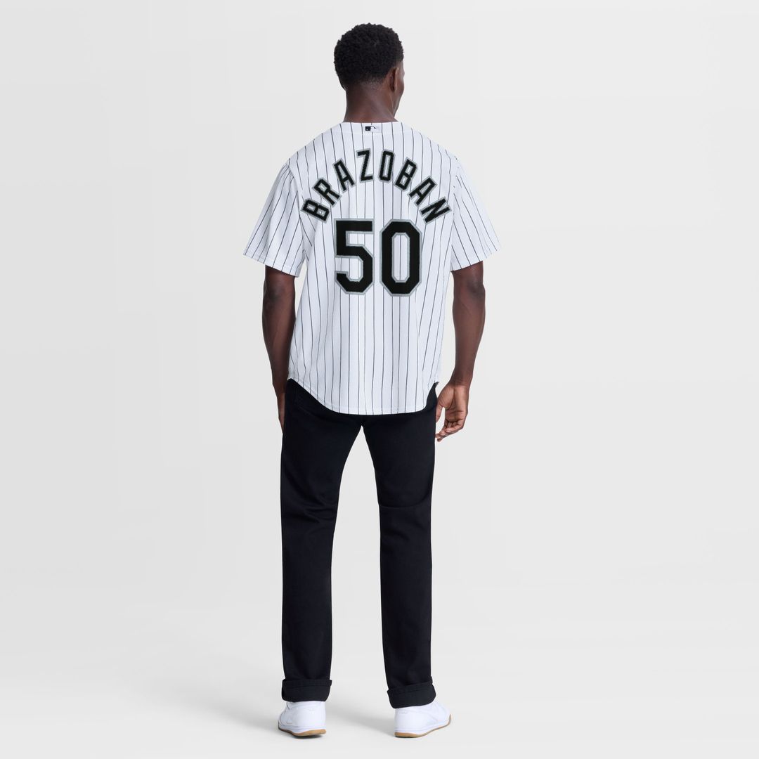 Chicago White Sox Huascar Brazoban | Nike White Home Replica Jersey