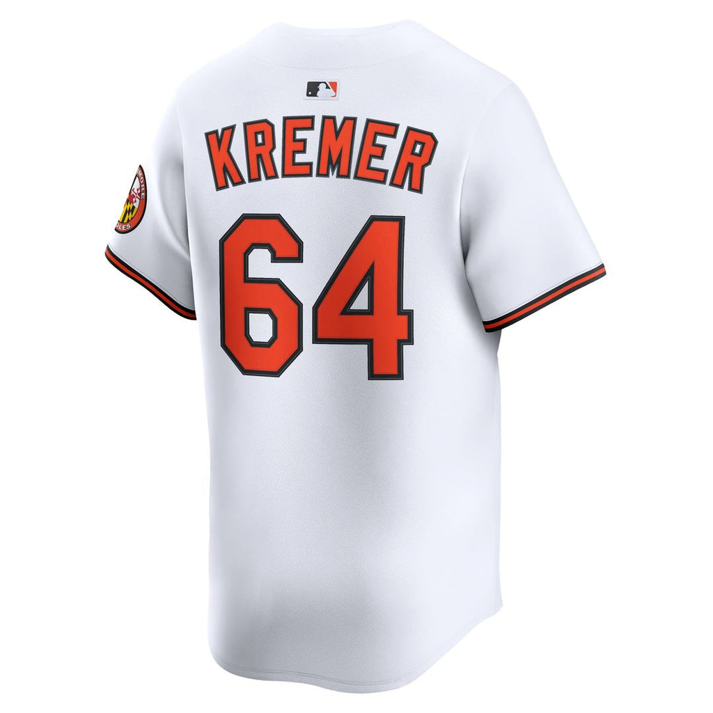 Baltimore Orioles Dean Kremer | Nike White Home Limited Player Jersey