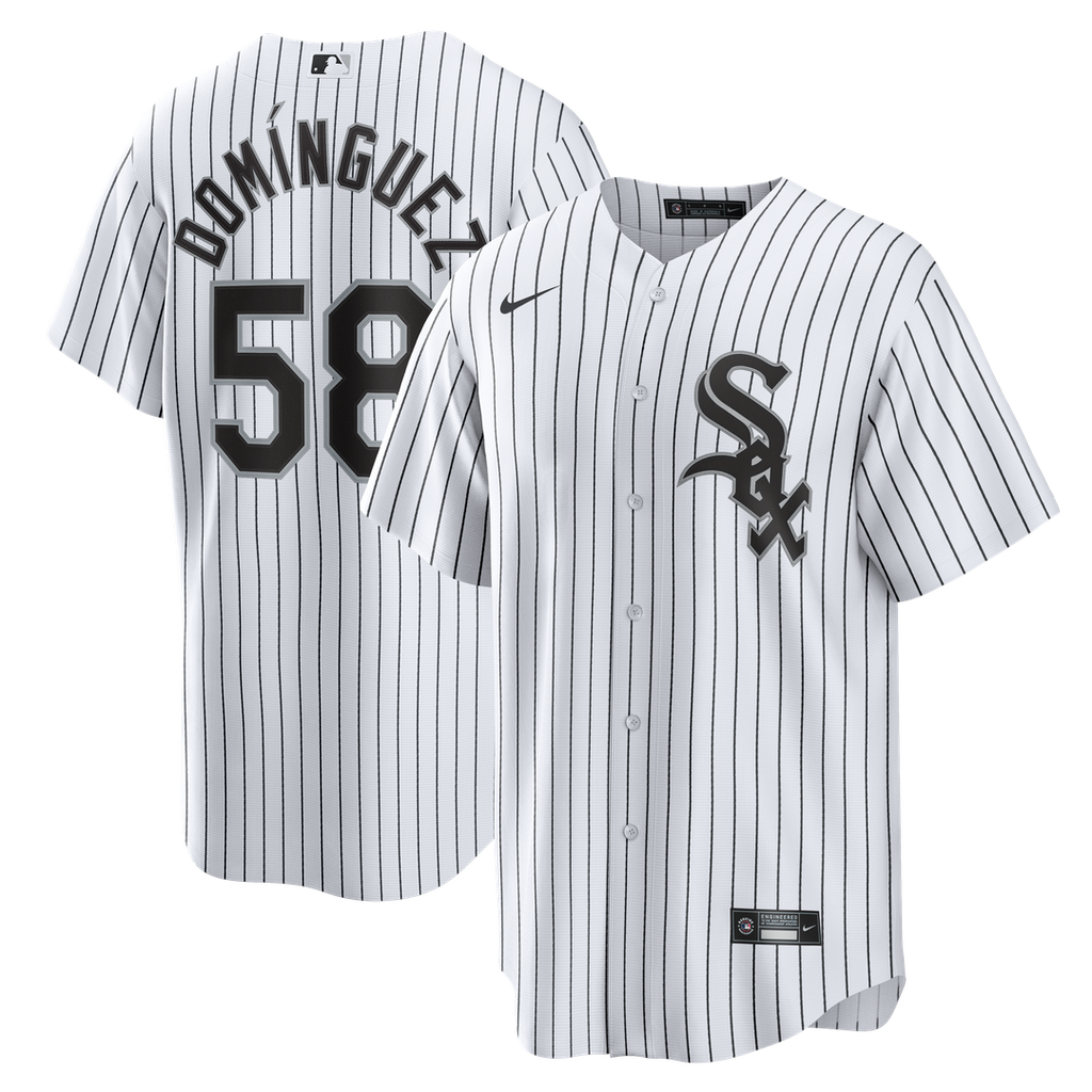 Chicago White Sox Seranthony Domínguez | Nike White Home Replica Jersey