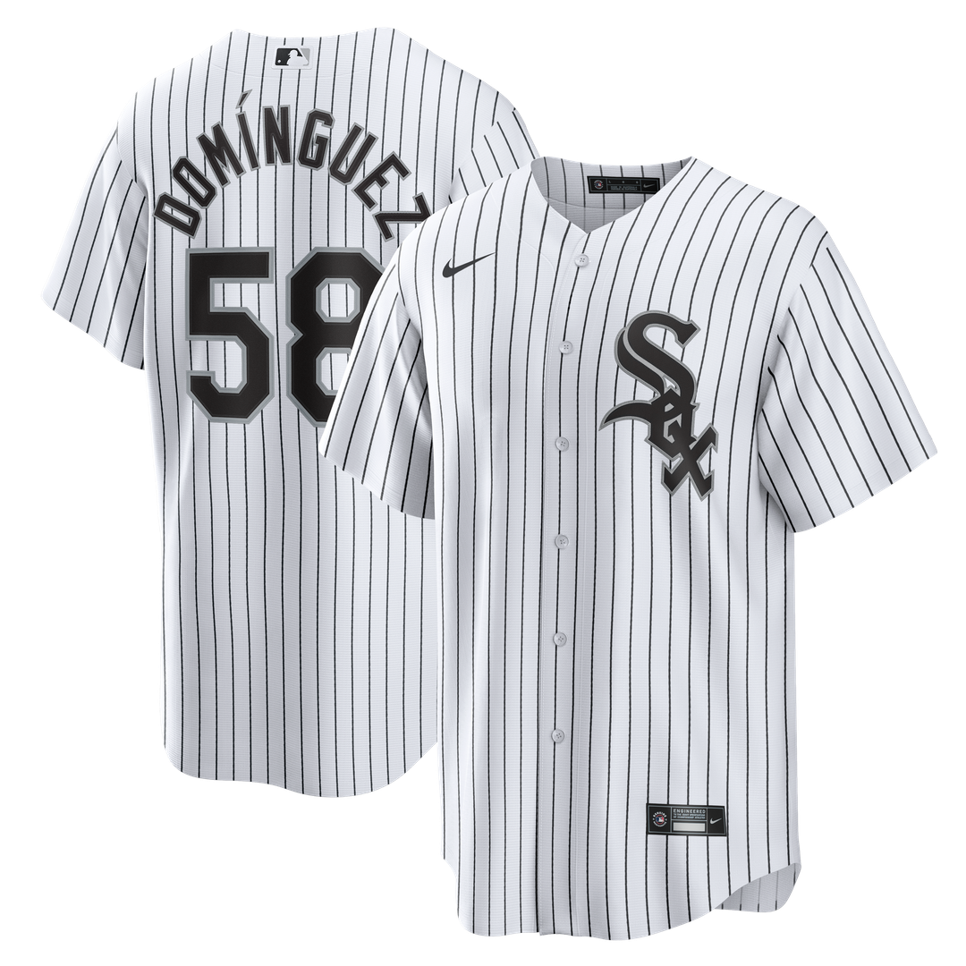 Chicago White Sox Seranthony Domínguez | Nike White Home Replica Jersey