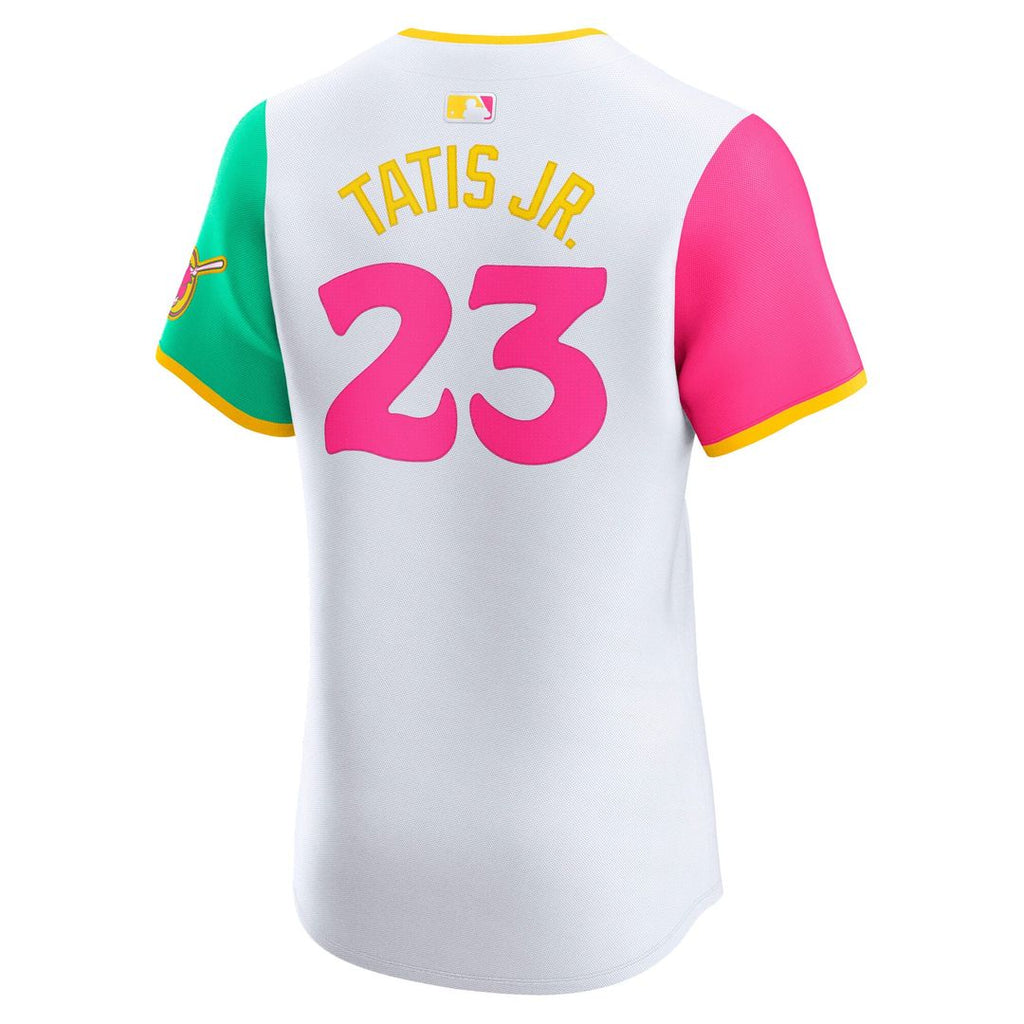 San Diego Padres Fernando Tatis Jr. | Nike White City Connect Elite Jersey