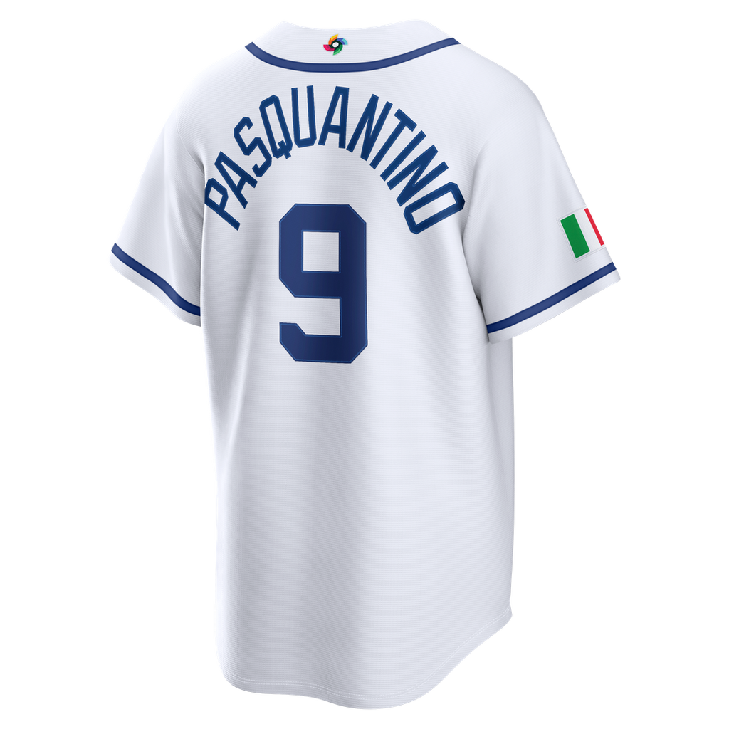 Italy Baseball Vinnie Pasquantino | Nike White 2026 World Baseball Classic Home Stadium Jersey