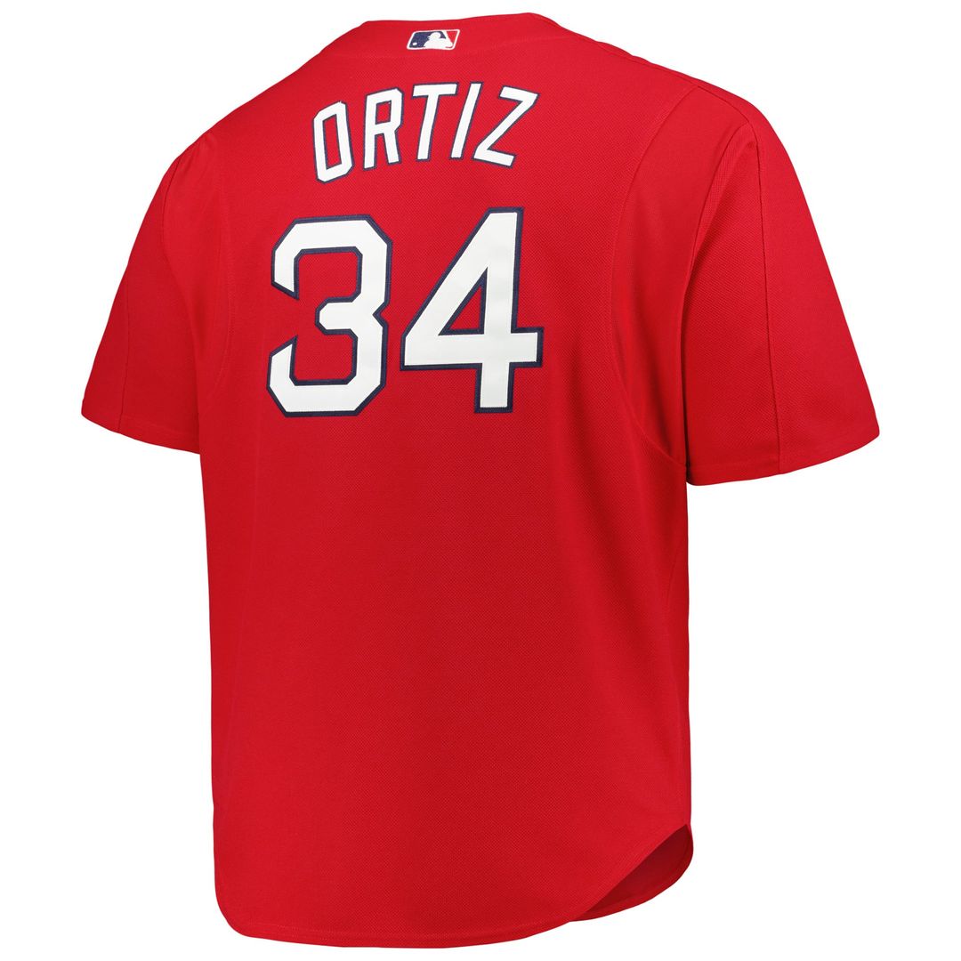 Boston Red Sox David Ortiz | Mitchell & Ness Kelly Green Big & Tall Cooperstown Collection Mesh Batting Practice Jersey