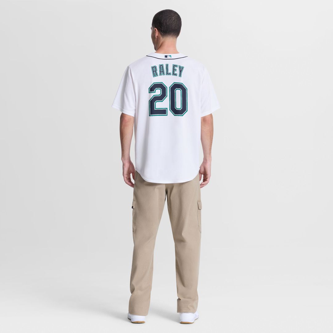Seattle Mariners Luke Raley | Nike White Home Replica Jersey