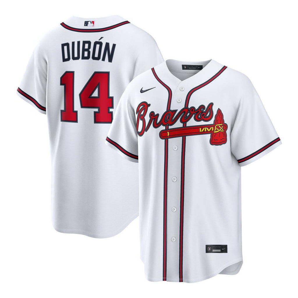 Atlanta Braves Mauricio Dubón | Nike White Home Replica Jersey