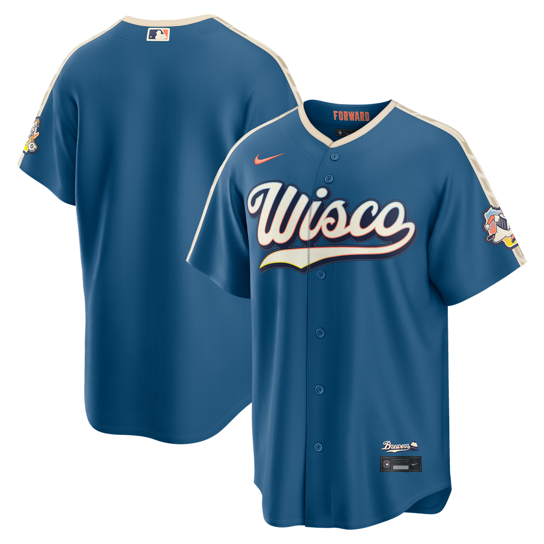 Milwaukee Brewers | Nike Mineral Blue 2026 City Connect Stadium Jersey