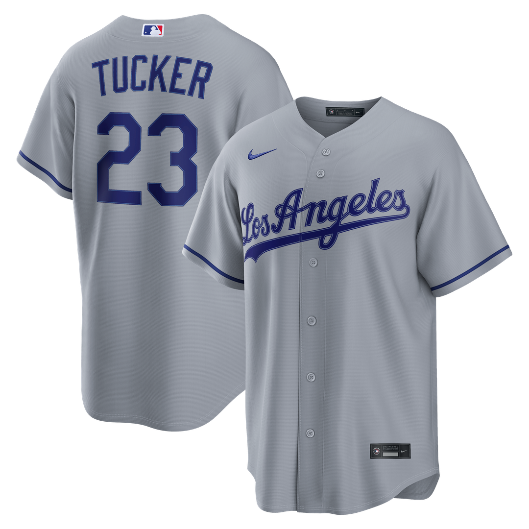 Los Angeles Dodgers Kyle Tucker | Nike Gray Road Replica Jersey