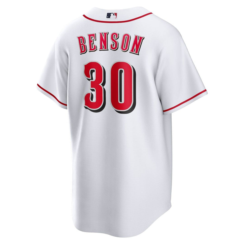 Cincinnati Reds Will Benson | Nike White Home Replica Jersey