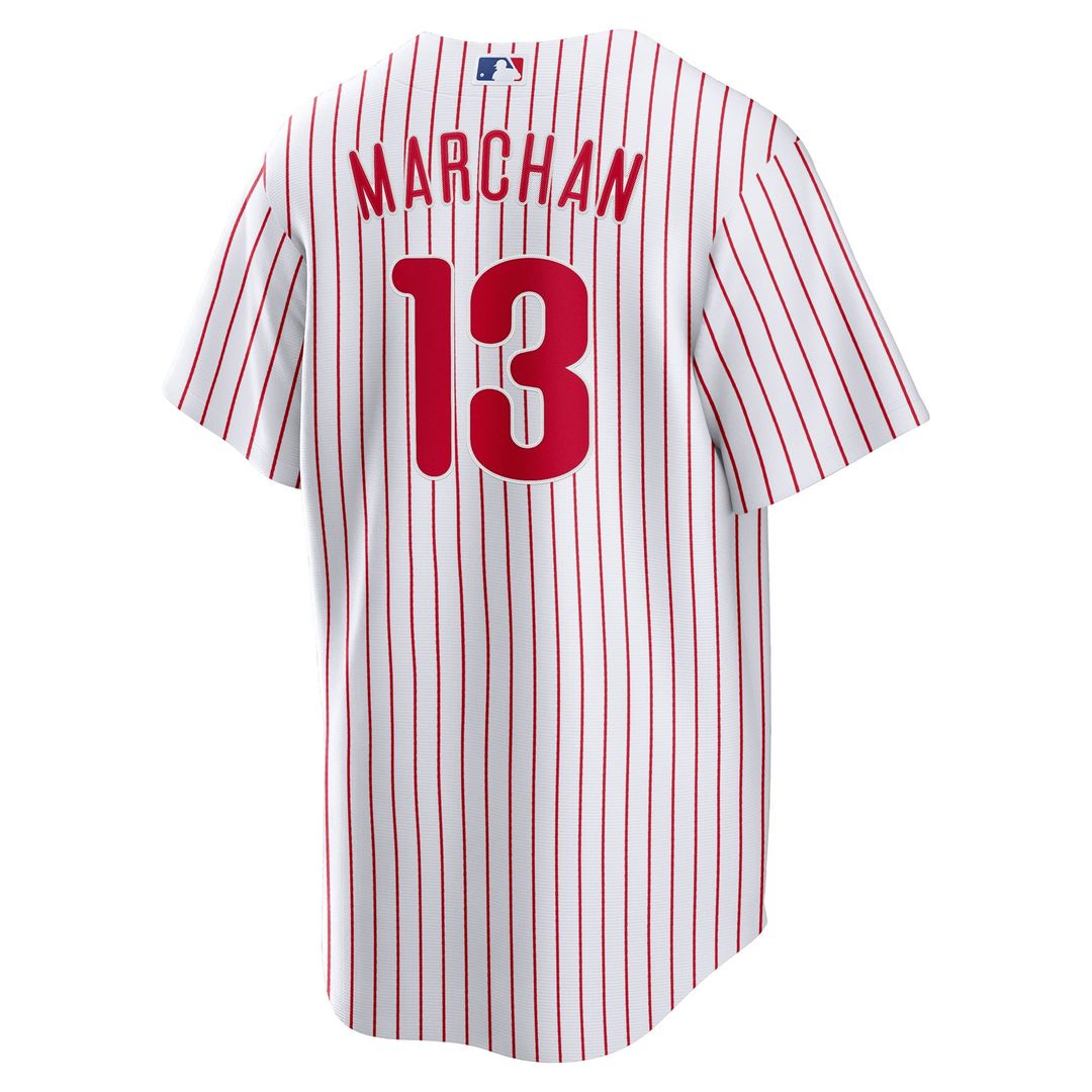 Philadelphia Phillies Rafael Marchán | Nike White Home Replica Jersey