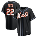 New York Mets Juan Soto | Nike Fashion Replica Black Out Jersey