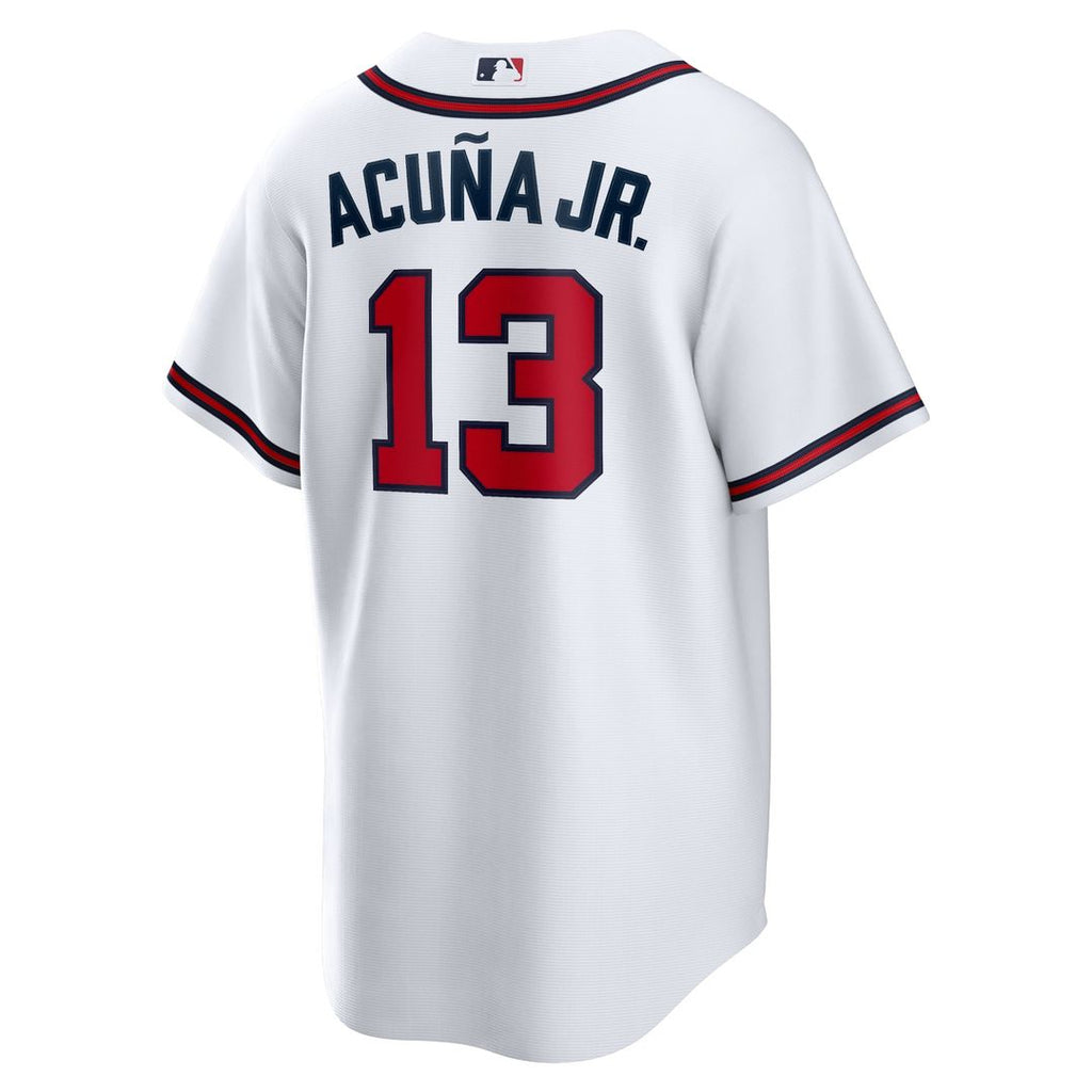 Atlanta Braves Ronald Acuna Jr. | Nike White Home Replica Player Name Jersey