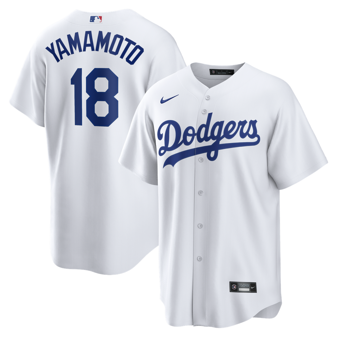 Los Angeles Dodgers Yoshinobu Yamamoto | Nike White Home Replica Jersey