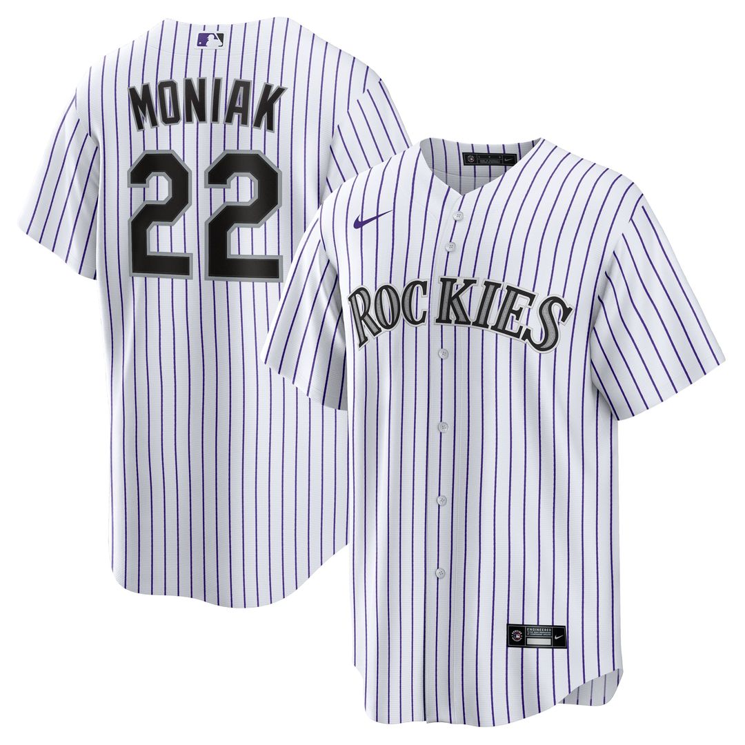 Colorado Rockies Mickey Moniak | Nike White Home Replica Jersey