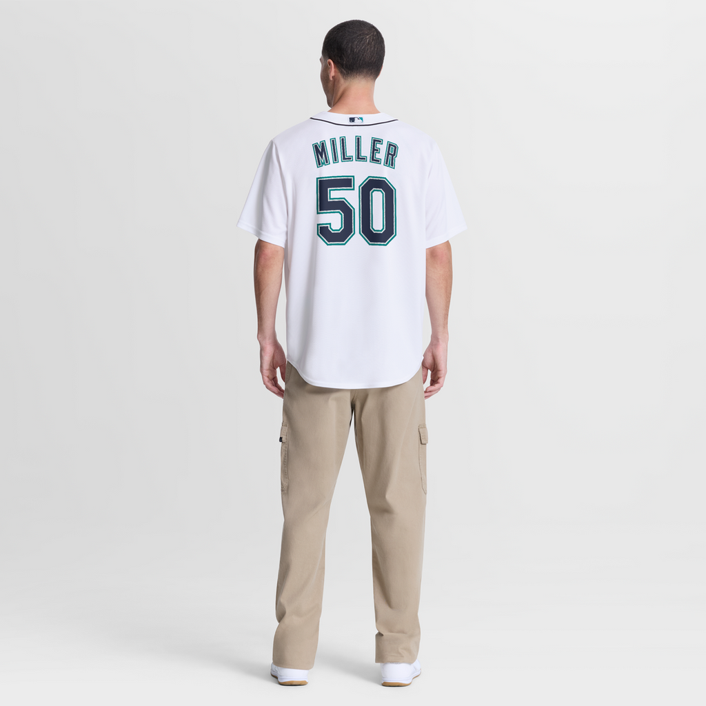 Seattle Mariners Bryce Miller | Nike White Home Replica Jersey