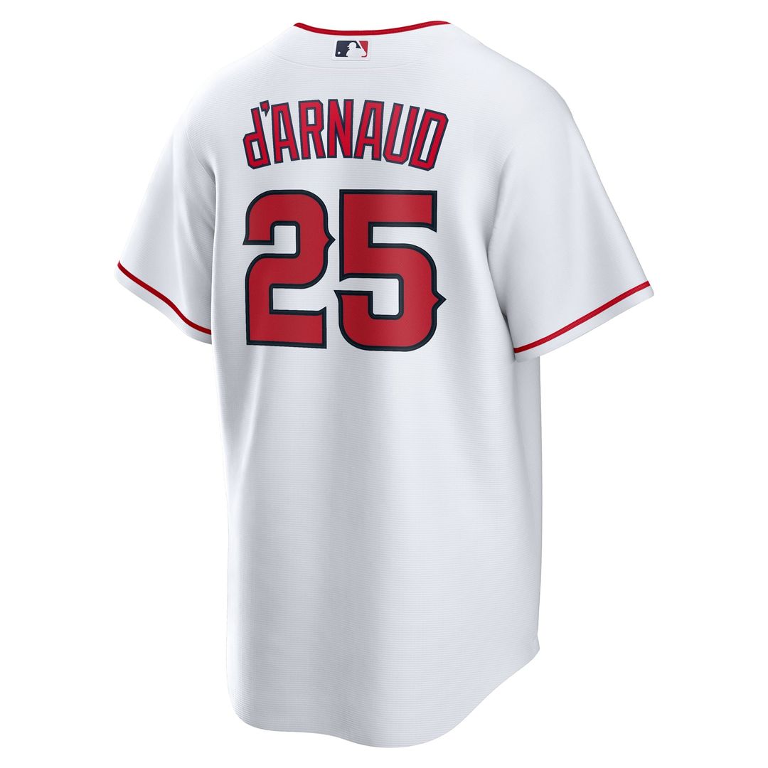 Los Angeles Angels Travis d'Arnaud | Nike White Home Replica Jersey