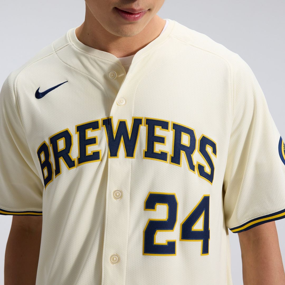 Milwaukee Brewers William Contreras | Nike Cream Home Limited Player Jersey