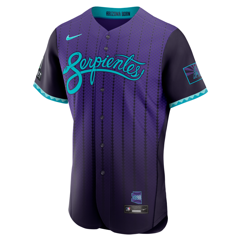 Arizona Diamondbacks | Nike Purple City Connect Authentic Sponsor Patch Jersey