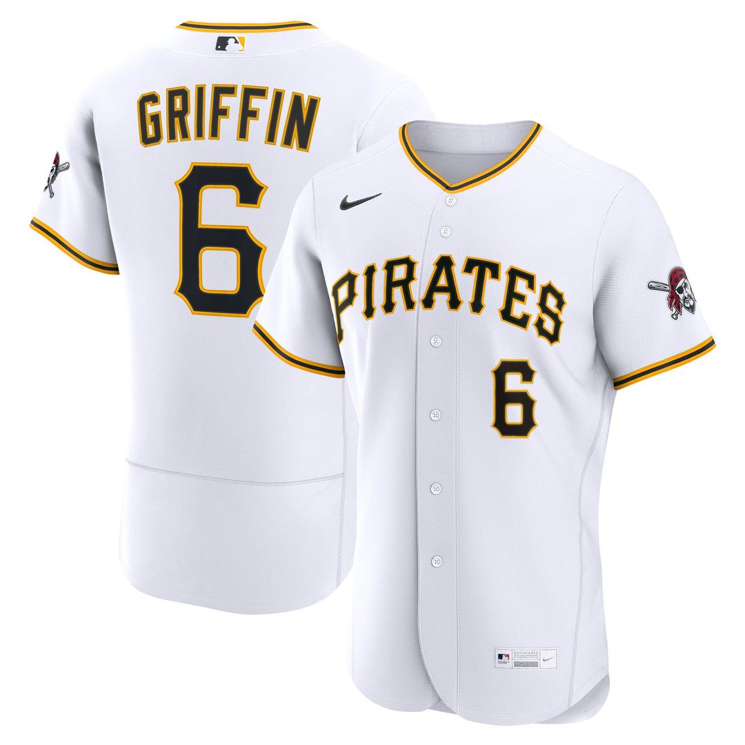 Pittsburgh Pirates Konnor Griffin | Nike White Home Authentic Jersey
