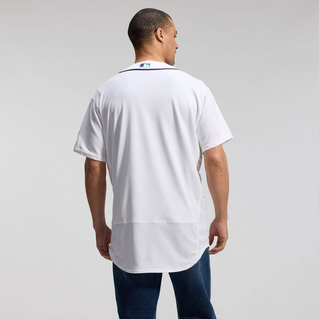 Seattle Mariners | Nike White 50th Anniversary Patch Home Authentic Jersey