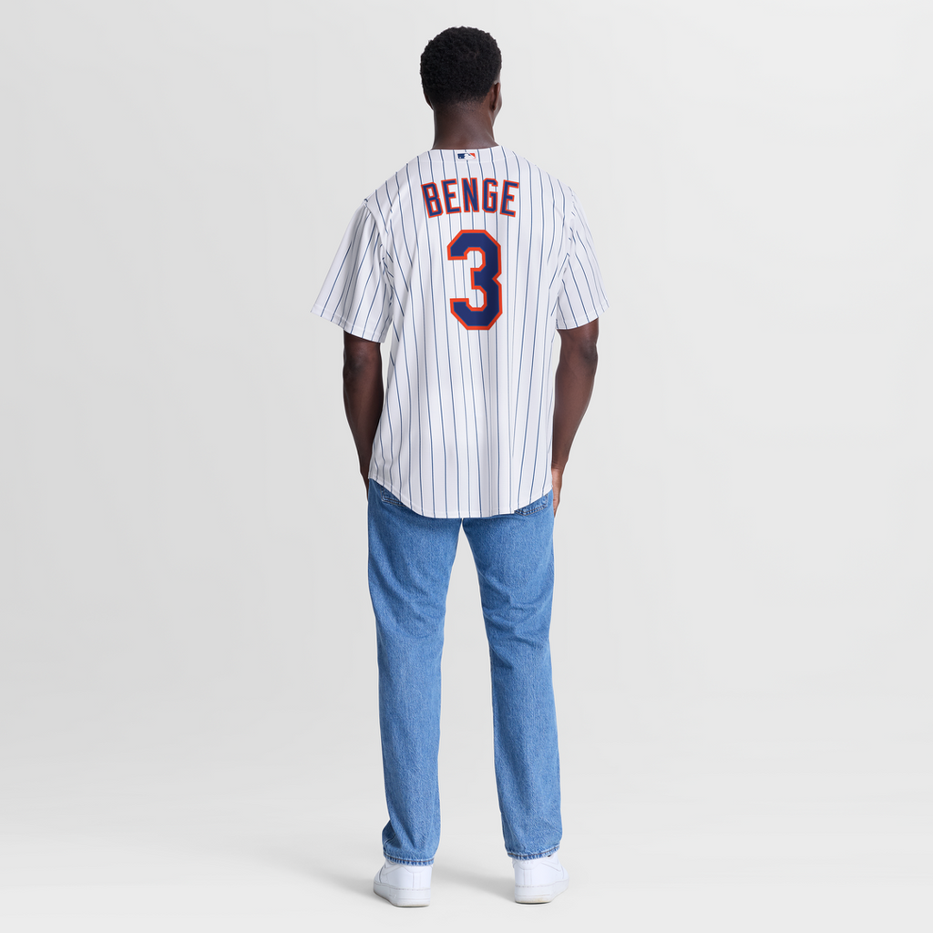 New York Mets Carson Benge | Nike White Home Replica Jersey