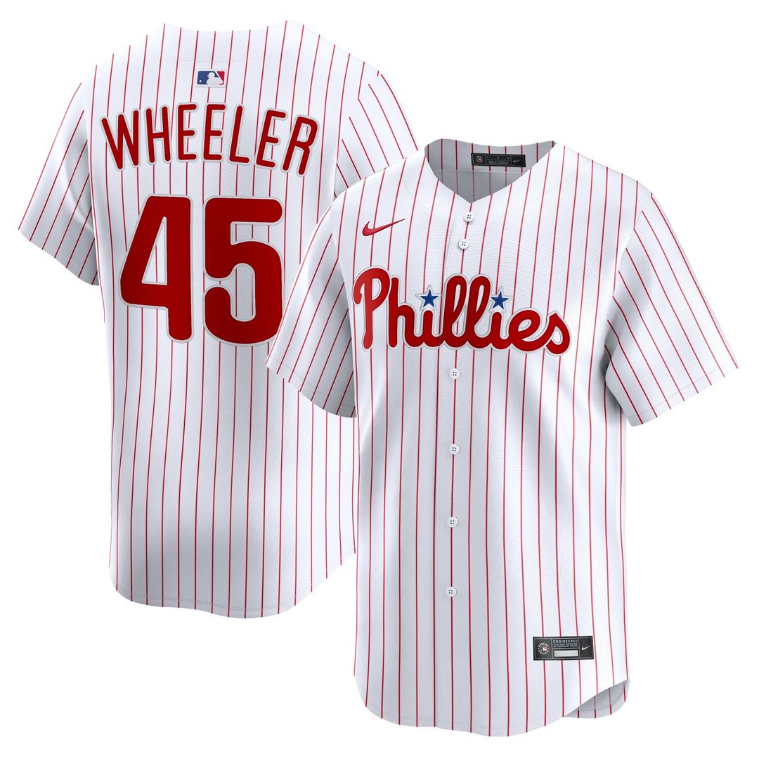 Philadelphia Phillies Zack Wheeler | Nike White Home Limited Player Jersey