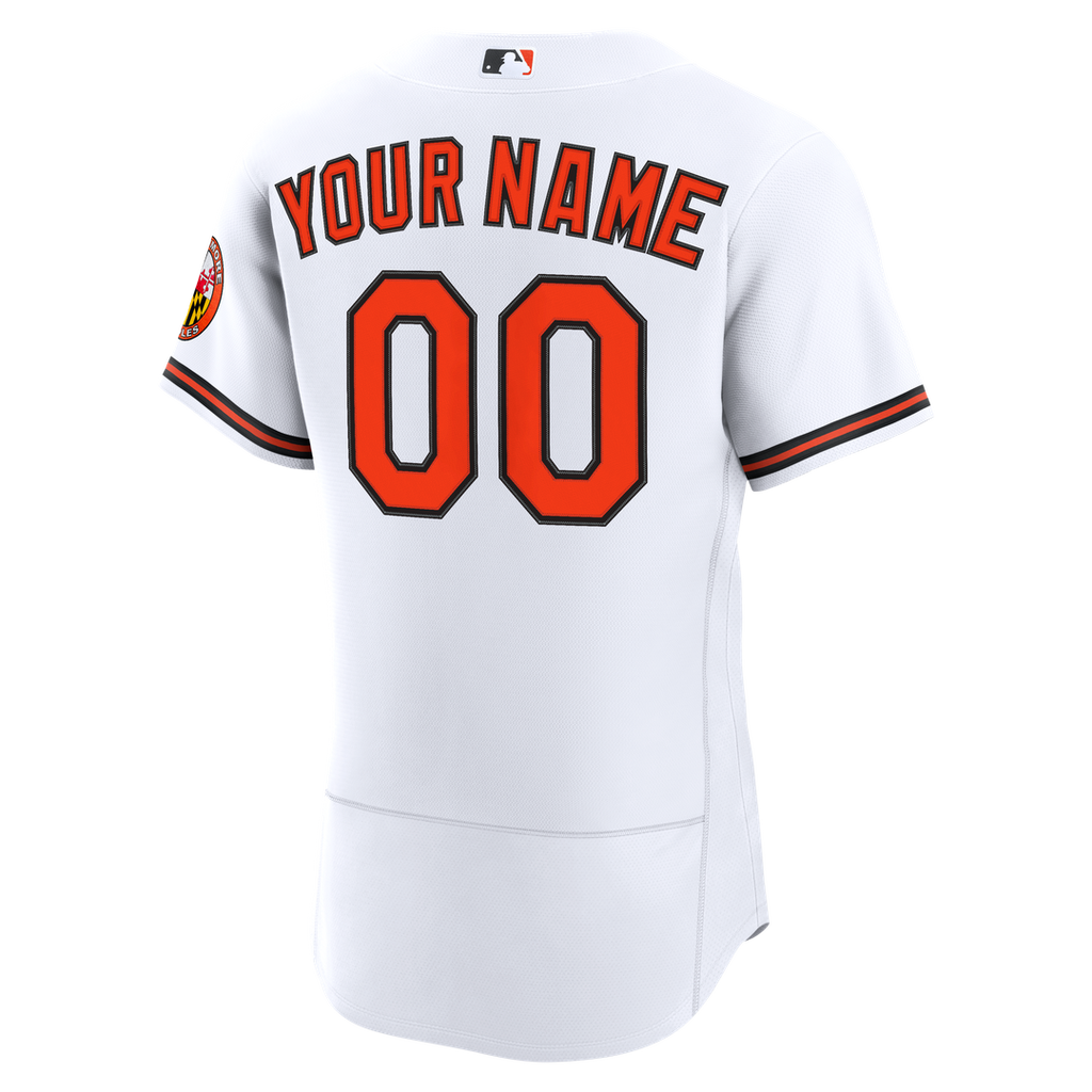 Baltimore Orioles | Nike White Home Authentic Custom Jersey