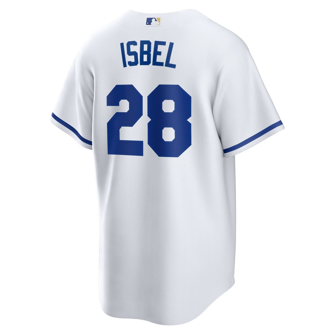 Kansas City Royals Kyle Isbel | Nike White Home Replica Jersey