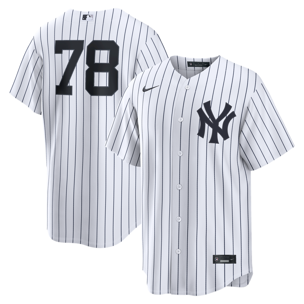 New York Yankees Spencer Jones | Nike White Home Replica Jersey