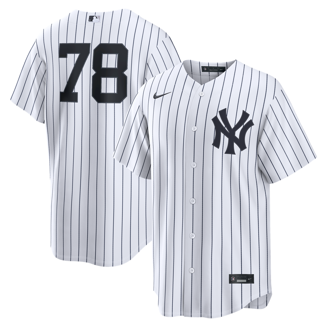 New York Yankees Spencer Jones | Nike White Home Replica Jersey