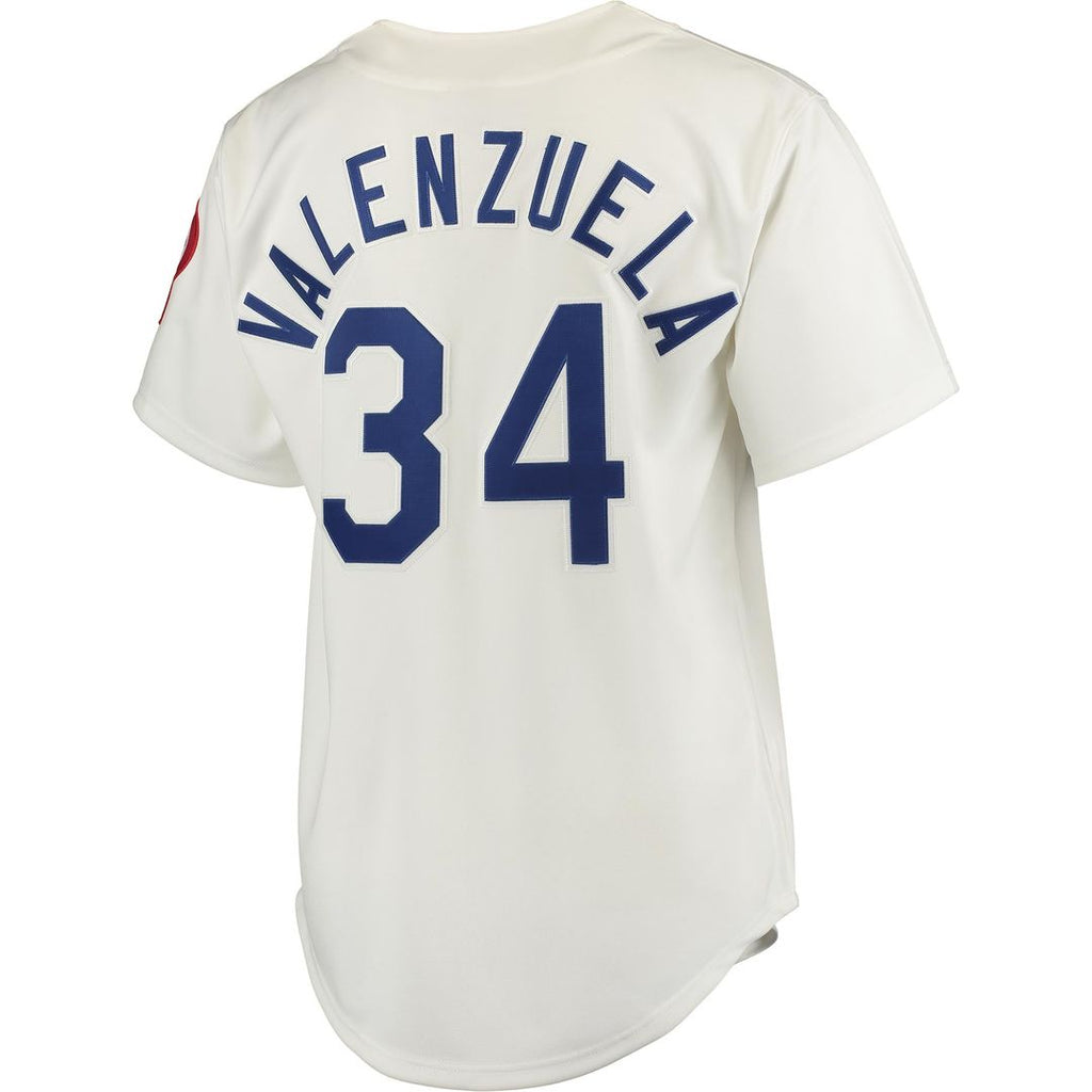Los Angeles Dodgers Fernando Valenzuela | Mitchell & Ness Gray Authentic Jersey