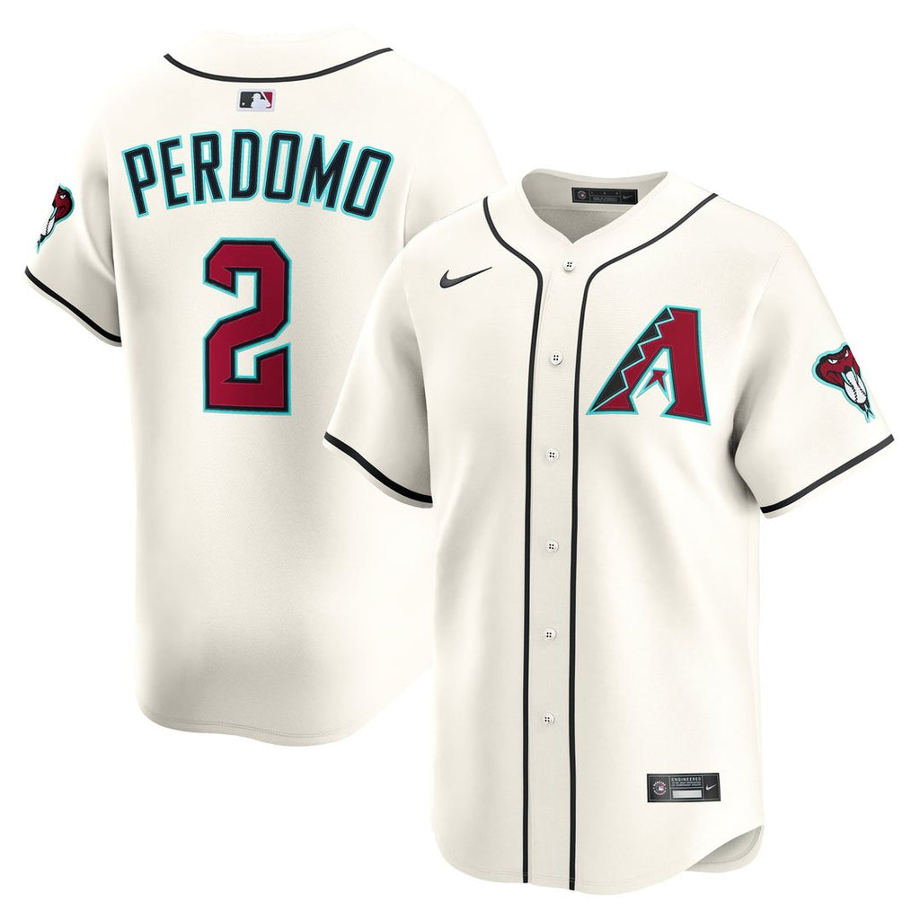 Arizona Diamondbacks Geraldo Perdomo | Nike Cream Home Limited Player Jersey