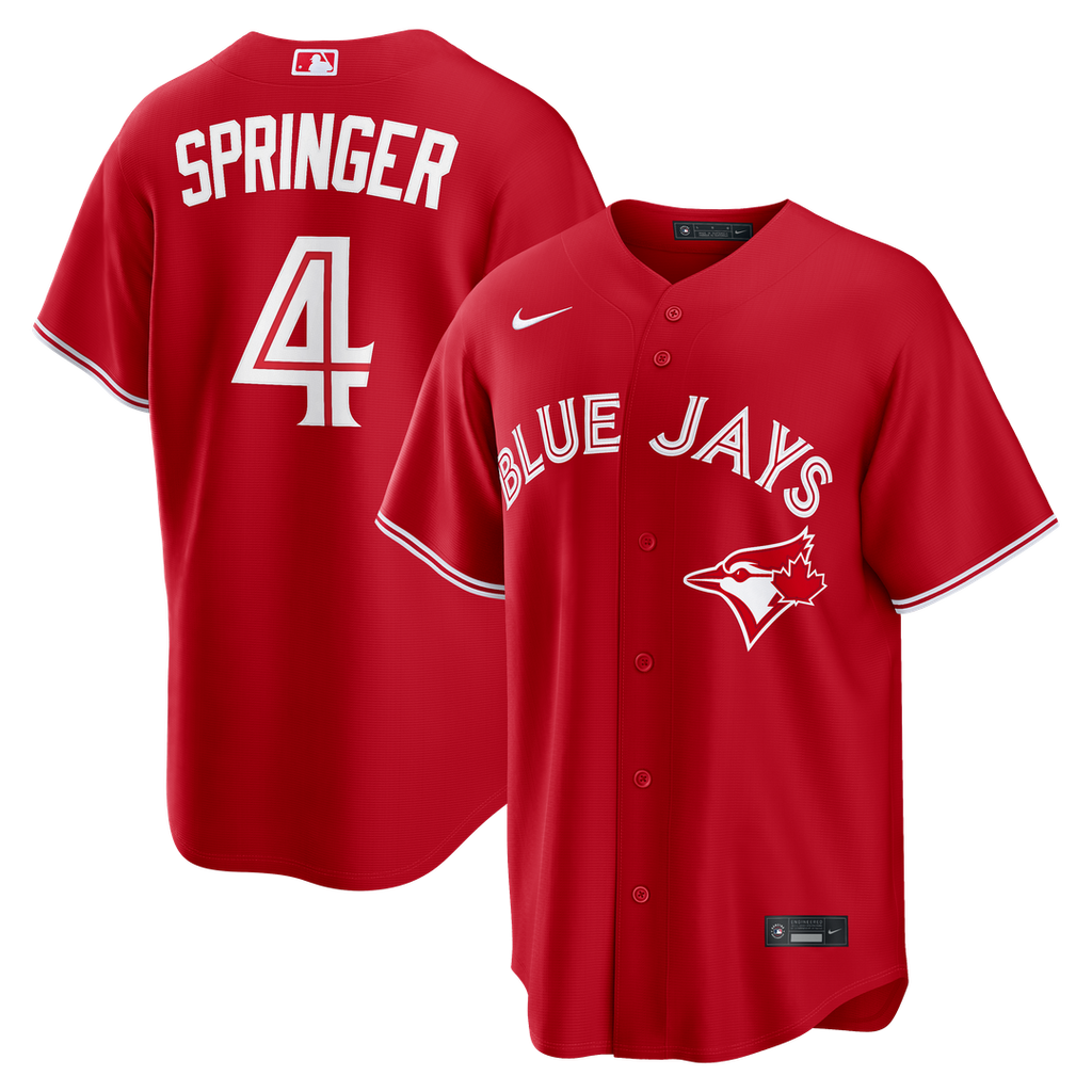 Toronto Blue Jays George Springer | Nike Red Canada Day Replica Jersey