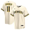 Milwaukee Brewers Jackson Chourio | Nike Cream Home Replica Jersey