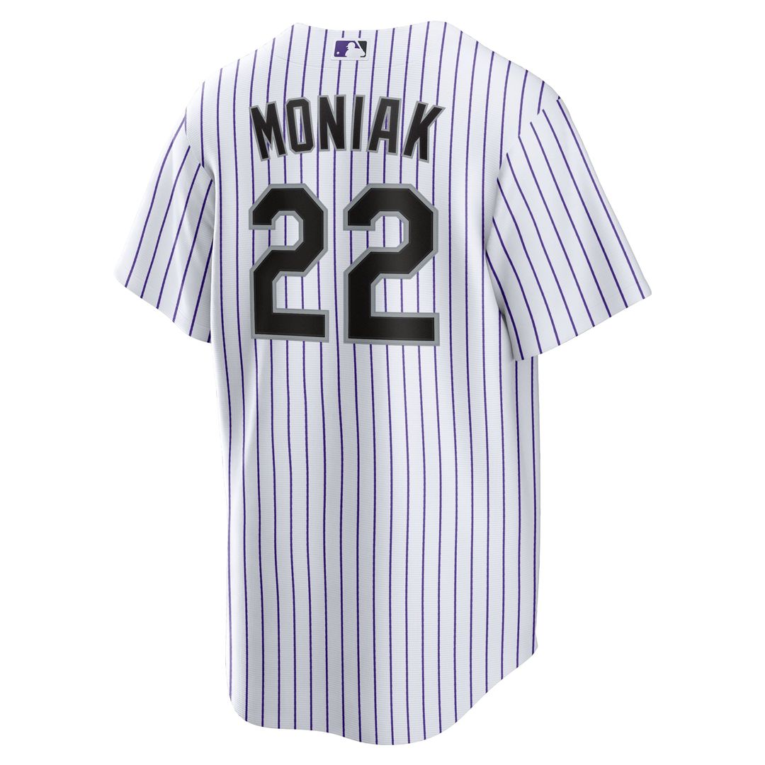 Colorado Rockies Mickey Moniak | Nike White Home Replica Jersey