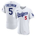 Los Angeles Dodgers Freddie Freeman | Nike White Home Authentic Jersey