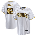 San Diego Padres Casey Mize | Nike White Home Replica Jersey