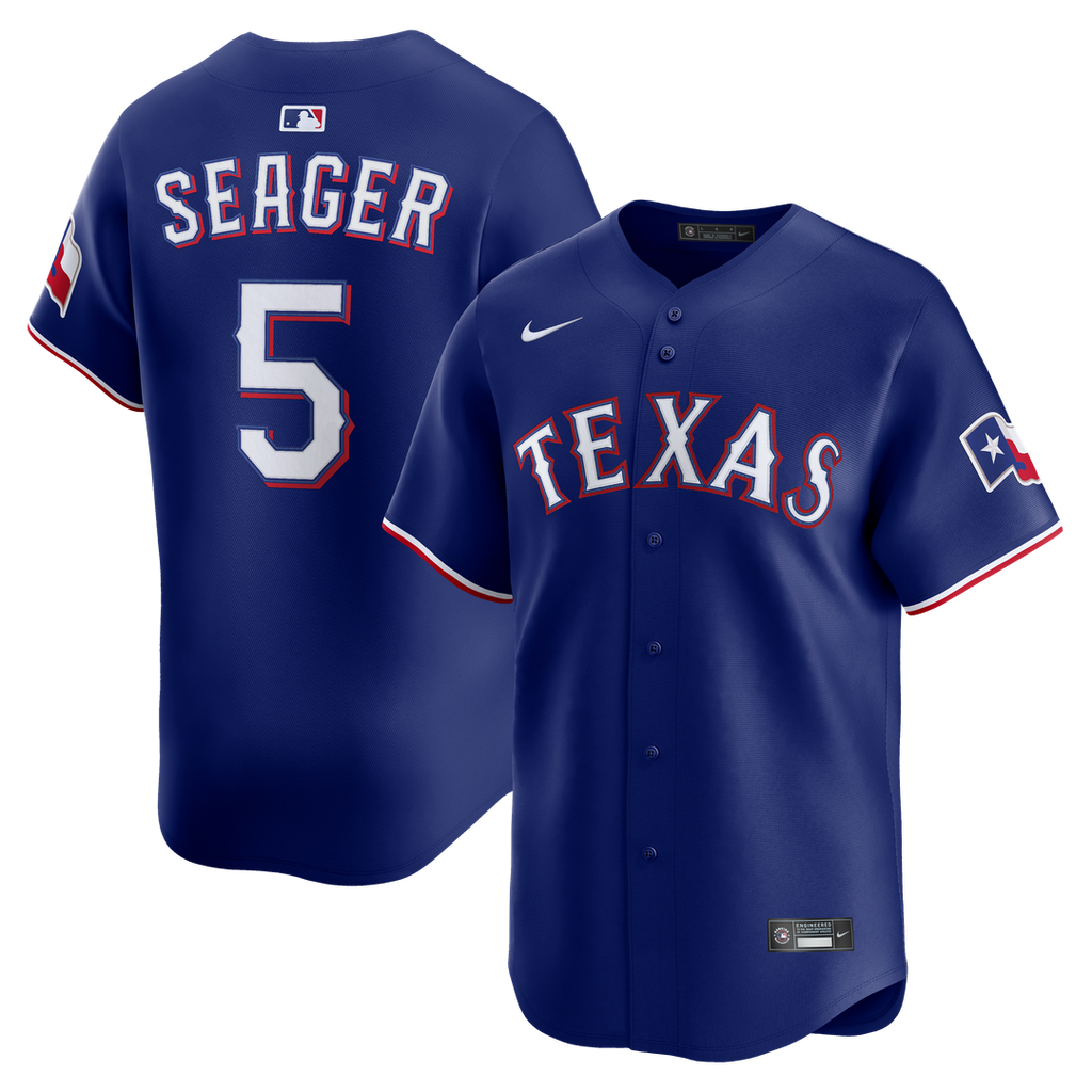 Texas Rangers Corey Seager | Nike Royal Alternate 2 Limited Jersey