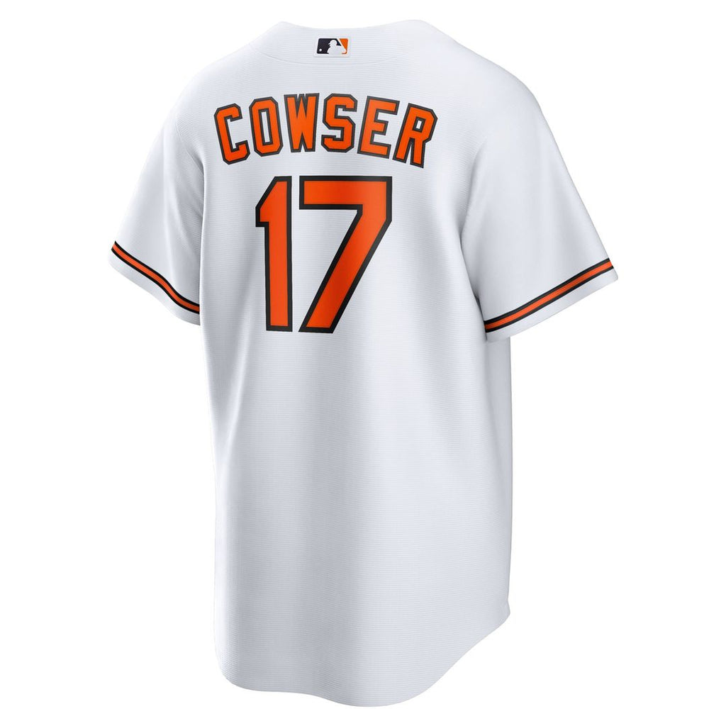 Baltimore Orioles Colton Cowser | Nike White Home Replica Jersey