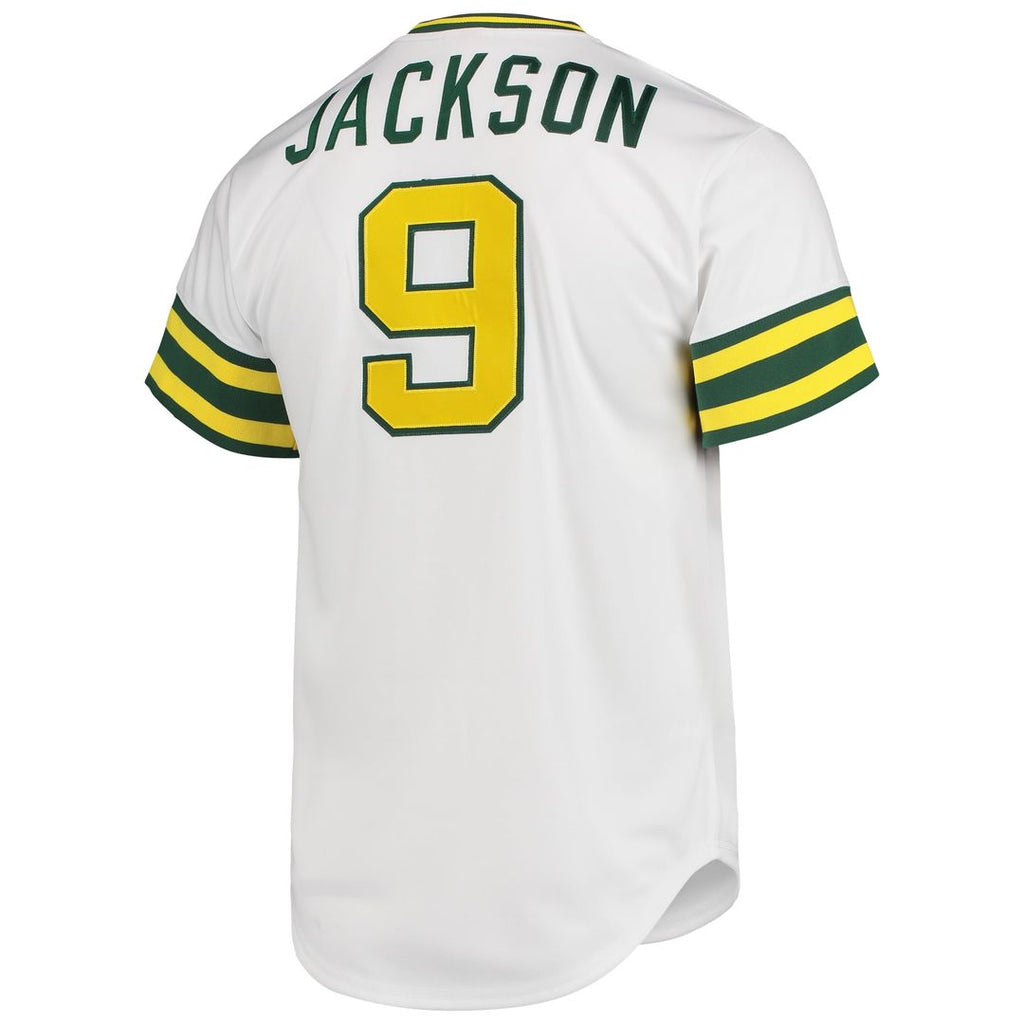 Athletics Reggie Jackson | Mitchell & Ness White 1972 Cooperstown Collection Authentic Jersey