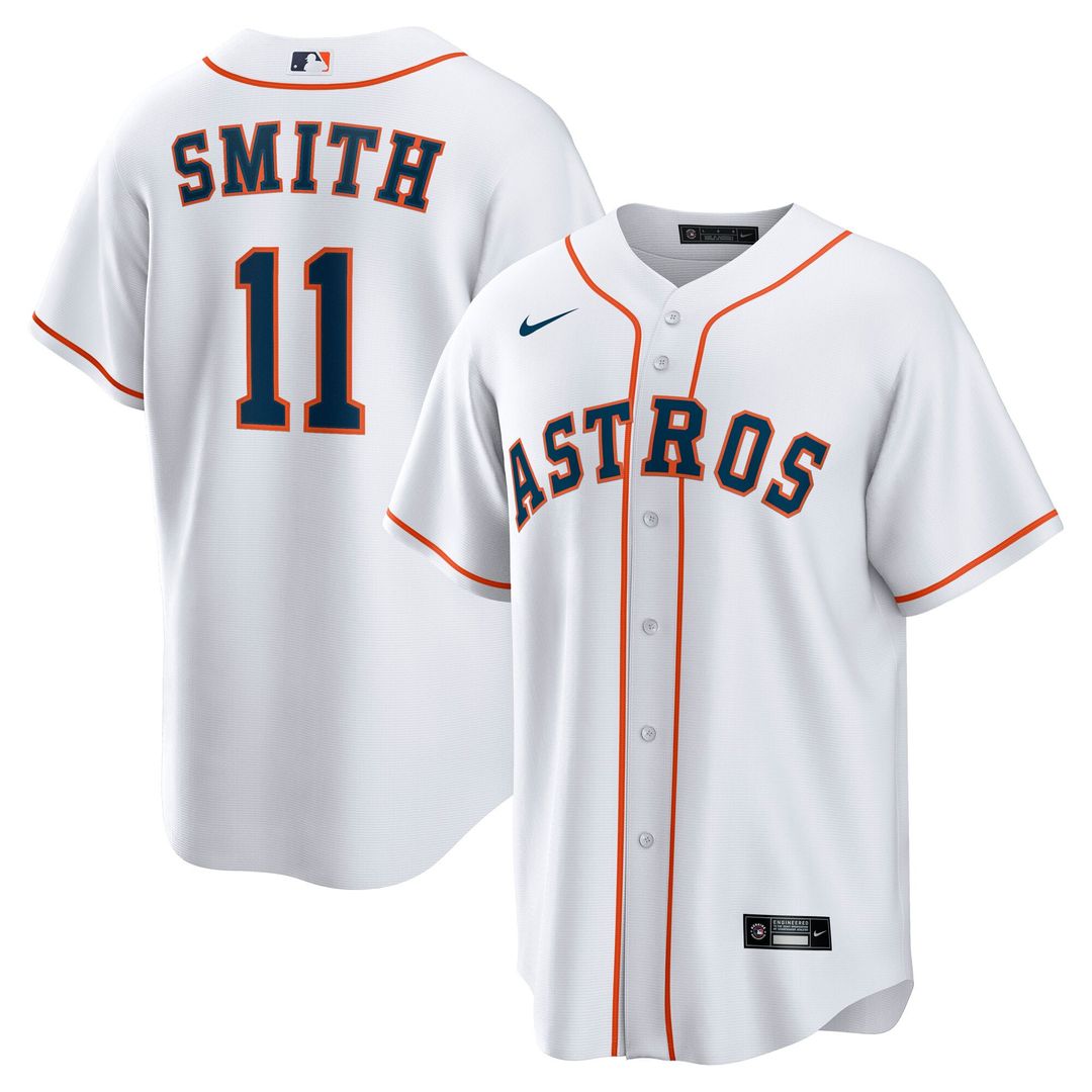 Houston Astros Cam Smith | Nike White Home Replica Jersey